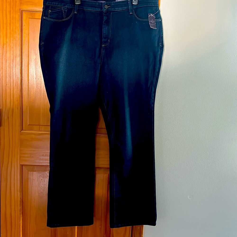 NYJD straight leg jeans size 24 women’s straight leg Indigo blue